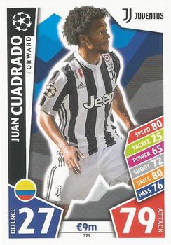 Juan Cuadrado Juventus FC 2017/18 Topps Match Attax CL #375