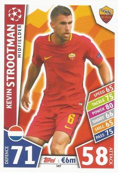 Kevin Strootman AS Roma 2017/18 Topps Match Attax CL #387