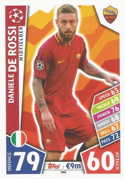 Daniele De Rossi AS Roma 2017/18 Topps Match Attax CL #388