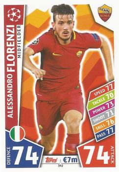 Alessandro Florenzi AS Roma 2017/18 Topps Match Attax CL #392