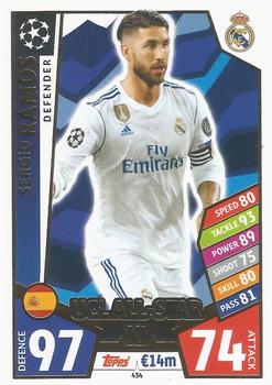 Sergio Ramos Real Madrid 2017/18 Topps Match Attax CL UCL All-Star XI #434
