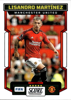 Lisandro Martinez Manchester United Panini Score FIFA Soccer 2023/24 #159