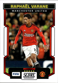 Raphael Varane Manchester United Panini Score FIFA Soccer 2023/24 #160