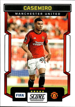 Casemiro Manchester United Panini Score FIFA Soccer 2023/24 #161