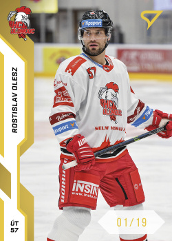 Rostislav Olesz Olomouc Tipsport ELH 2022/23 SportZoo 1. serie Gold /19 #179