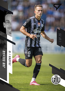 Jan Suchan Ceske Budejovice SportZoo FORTUNA:LIGA 2023/24 1. serie Black /25 #123