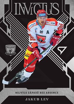 Jakub Lev Hradec Kralove Tipsport ELH 2024/25 SportZoo 1. serie Invictus #IN-6
