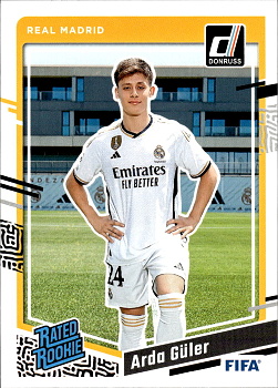 Arda Guler Real Madrid Panini Donruss Soccer 2023/24 Rated Rookies #184