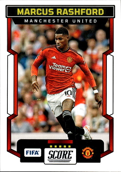 Marcus Rashford Manchester United Panini Score FIFA Soccer 2023/24 #164