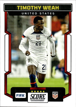 Timothy Weah USA Panini Score FIFA Soccer 2023/24 #166
