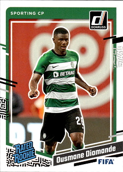 Ousmane Diomande Sporting CP Panini Donruss Soccer 2023/24 Rated Rookies #190