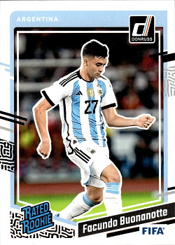 Facundo Buonanotte Argentina Panini Donruss Soccer 2023/24 Rated Rookies #193