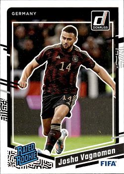 Josha Vagnoman Germany Panini Donruss Soccer 2023/24 Rated Rookies #194