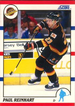 Paul Reinhart Vancouver Canucks Score 1990/91 American #173