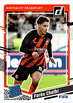 Fares Chaibi Eintracht Frankfurt Panini Donruss Soccer 2023/24 Rated Rookies #197