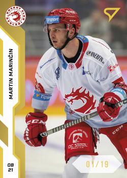 Martin Marincin Trinec Tipsport ELH 2022/23 SportZoo 1. serie Gold /19 #8