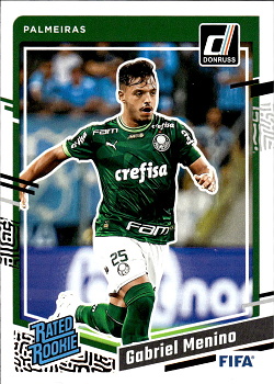 Gabriel Menino Palmeiras Panini Donruss Soccer 2023/24 Rated Rookies #200