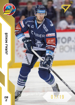 Juraj Mikus Vitkovice Tipsport ELH 2022/23 SportZoo 1. serie Gold /19 #131
