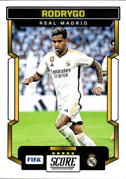 Rodrygo Real Madrid Panini Score FIFA Soccer 2023/24 #178