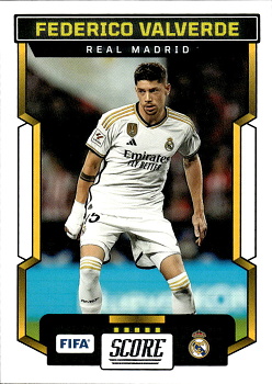 Federico Valverde Real Madrid Panini Score FIFA Soccer 2023/24 #180