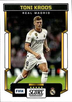 Toni Kroos Real Madrid Panini Score FIFA Soccer 2023/24 #181