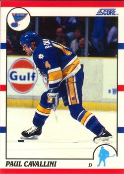 Paul Cavallini St. Louis Blues Score 1990/91 American #185