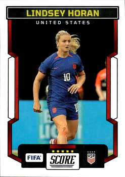 Lindsey Horan USA Panini Score FIFA Soccer 2023/24 #186