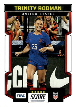 Trinity Rodman USA Panini Score FIFA Soccer 2023/24 #187