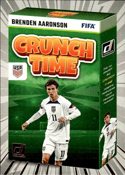 Brenden Aaronson USA Panini Donruss Soccer 2023/24 Crunch Time #CT21