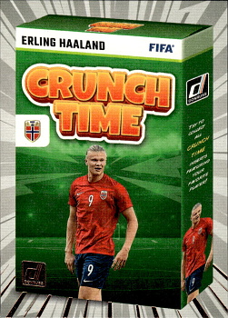 Erling Haaland Norway Panini Donruss Soccer 2023/24 Crunch Time #CT22