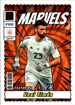 Unai Simon Spain Panini Donruss Soccer 2023/24 Net Marvels #NM12