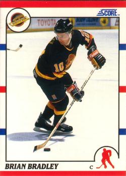 Brian Bradley Vancouver Canucks Score 1990/91 American #198