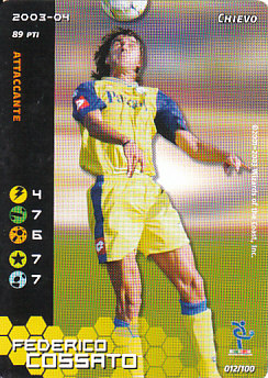 Federico Cossato Chievo Verona 2003/04 Seria A Wizards of the Coast #12