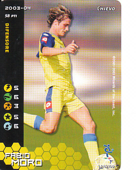 Fabio Moro Chievo Verona 2003/04 Seria A Wizards of the Coast #16