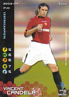 Vincent Candela AS Roma 2003/04 Seria A Wizards of the Coast #84