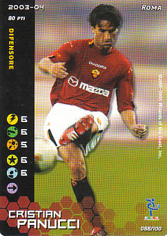 Cristian Panucci AS Roma 2003/04 Seria A Wizards of the Coast #88
