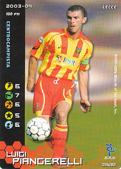 Luigi Piangerelli Lecce 2003/04 Seria A Wizards of the Coast #34