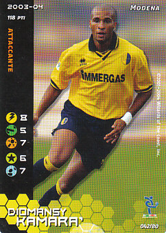 Diomansy Kamara Modena 2003/04 Seria A Wizards of the Coast #42
