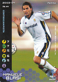 Manuele Blasi Parma 2003/04 Seria A Wizards of the Coast #44