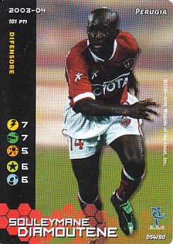 Souleymane Diamoutene Perugia 2003/04 Seria A Wizards of the Coast #54