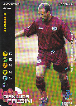 Gianluca Falsini Reggina 2003/04 Seria A Wizards of the Coast #57