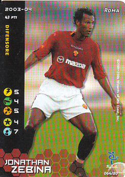 Jonathan Zebina AS Roma 2003/04 Seria A Wizards of the Coast #64