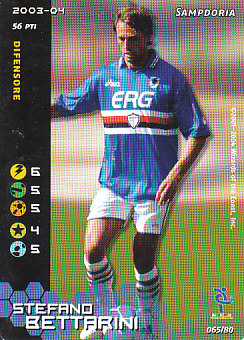 Stefano Bettarini Sampdoria 2003/04 Seria A Wizards of the Coast #65