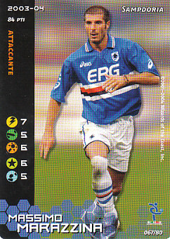 Massimo Marazzina Sampdoria 2003/04 Seria A Wizards of the Coast #67
