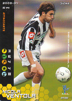 Nicola Ventola Siena 2003/04 Seria A Wizards of the Coast #71