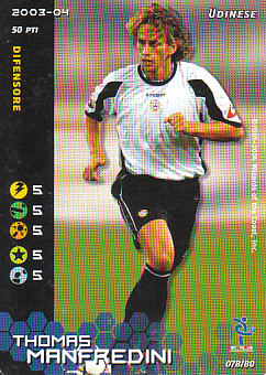 Thomas Manfredini Udinese 2003/04 Seria A Wizards of the Coast #78