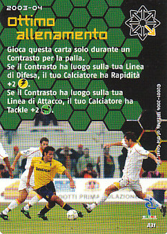 Ottimo allenamento 2003/04 Seria A Wizards of the Coast #A31