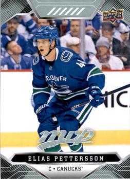 Elias Pettersson Vancouver Canucks Upper Deck MVP 2019/20 #133