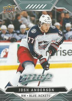 Josh Anderson Columbus Blue Jackets Upper Deck MVP 2019/20 #154