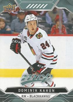 Dominik Kahun Chicago Blackhawks Upper Deck MVP 2019/20 #174
